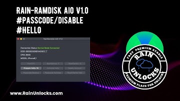 IOS-15 HELLO SCREEN BYPASS UNTETHERED | RAIN-RAMDISK AIO 1.0 | RAIN-UNLOCKS