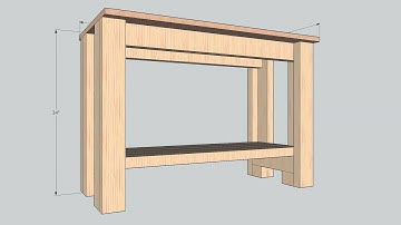 Beginners Workbench - Sketchup Fly Around