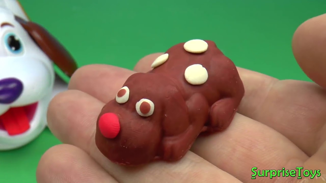 Play Doh Puppies Playset, Play Dough Cute Puppies YouTube