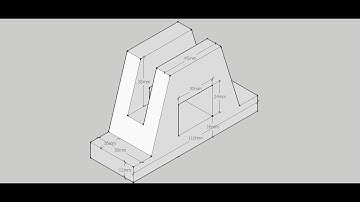 8. Visualizing drawing in 3D | orthographic projection | isometric
