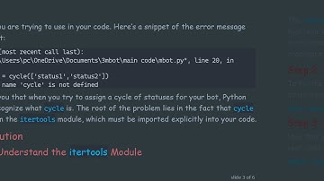 How to Fix the NameError: name 
