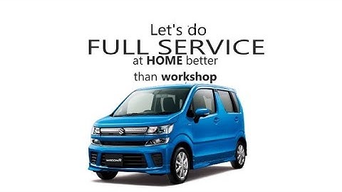 DIY oil change suzuki Wagon R / at home