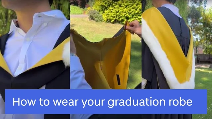 Graduation - how to wear your academic robe - DayDayNews