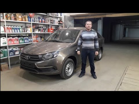 Lada Granta FL 2019. Стандарт. Установил 2DEN магнитолу, передние динамики, камеру зад. вида. DIY.