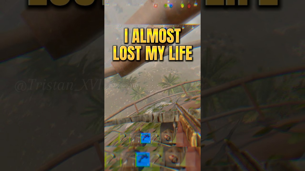 That was terrifying.. #rust #funny #gaming #moments #reels #edit #shorts #reel #fyp