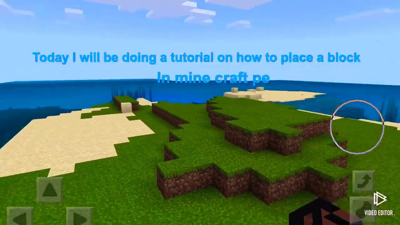 How to place a block in Minecraft - YouTube