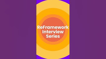 UiPath REFramework Interview Questions & Answers | Complete Playlist (20+ Q&A)  #rpa #education