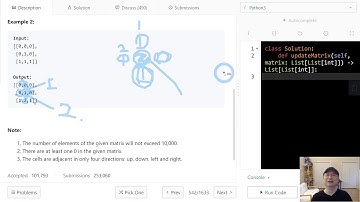 542. 01 Matrix | Korean | Medium
