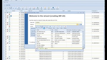 ISF wizard demonstration http://www.logisticaldatasolutions.com/isf-software.aspx