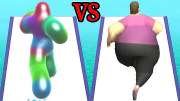 BLOB RUNNER 3D vs FAT PUSHER