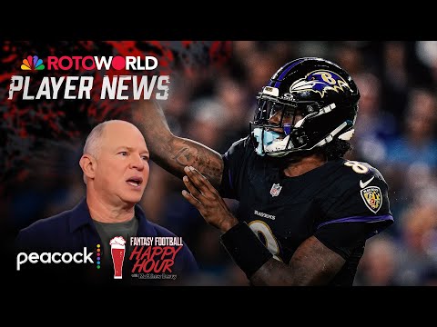 Impact of Lamar Jackson's injury on offense vs. Texans | Fantasy Football Happy Hour | NFL on NBC