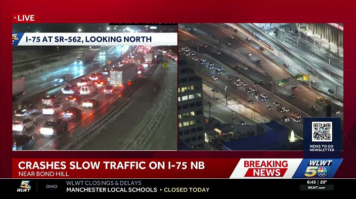 Dispatch: Multiple lanes blocked, major backups caused by crash on I-75 near Bond Hill