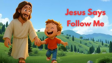 Jesus Says Follow Me | Toddler Songs About Jesus | Children