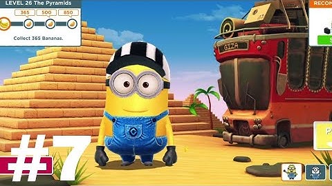 Despicable Me: Minion Rush Gameplay Walkthrough #7 | Level-26 The Pyramids