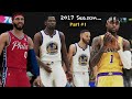 I Re-Simulated the last 5 years in the NBA and what happens will SHOCK YOU... 2K22 series sim!