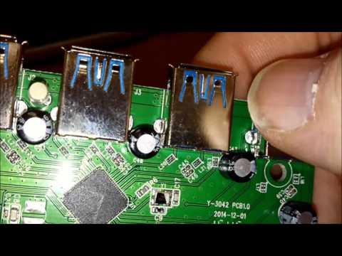 Unitek USB Hub Unboxing and teardown