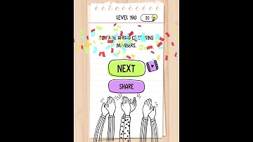 Brain Test: Tricky Puzzles Level 190 Walkthrough Solution Answers Solved