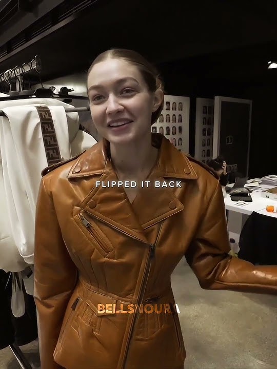 Gigi Hadid iconic hair flip! #gigihadid #gigihadidedit