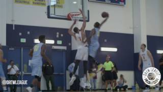 2016 Drew League - Dorell Wright Posterizes JaVale McGee in Round 2 of the Drew League Playoffs
