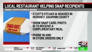 Hershey Area Restaurant Helping Snap Recipients