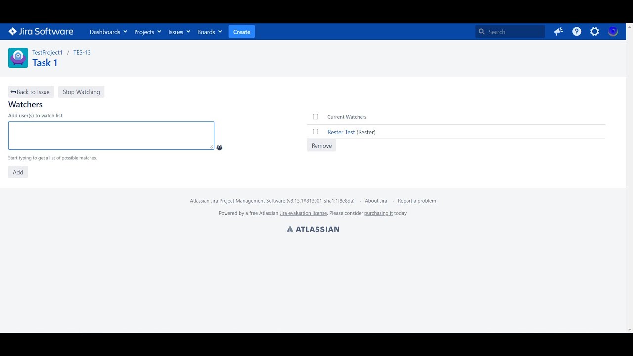 How To Add Watchers To Jira Ticket