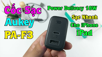 Trên tay Cốc sạc Aukey PA-F3: Giải pháp sạc nhanh cho iPhone/ iPad