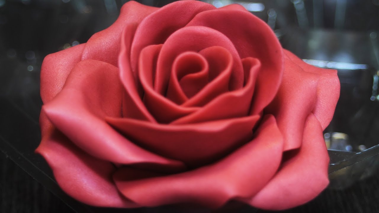 ROSAS DE PASTA AMERICANA SEM USO DE FERRAMENTAS (MUITO FÁCIL)