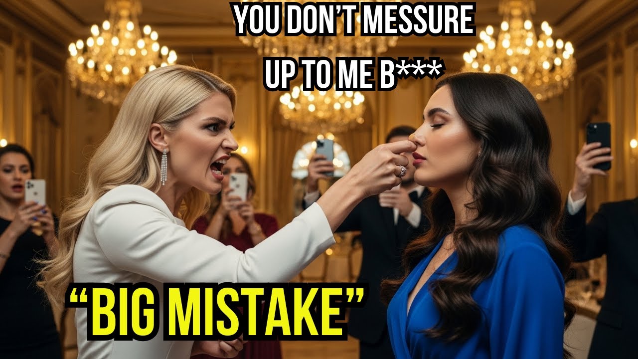 She Slapped A Woman In A Cheap Dress—Then Froze When The Billionaire Said ‘That’S My Wife