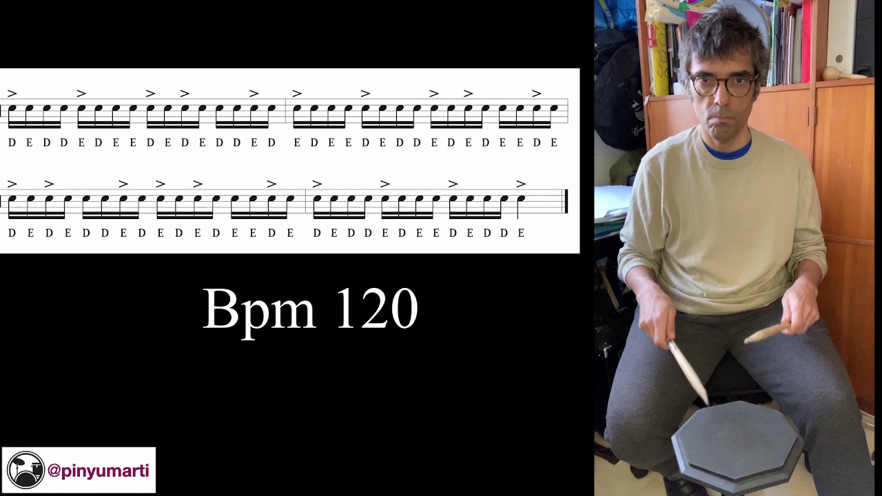 Paradiddle Study n2. Pinyu Martí