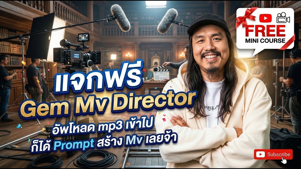 แจกฟรี! Gem Mv Director เพียงแค่อัพ Mp3 ก็พร้อมสร้าง MV ทันที