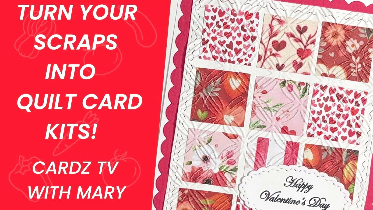 TURN YOUR SCRAPS INTO EASY QUILT CARD KITS | SCRAP BUSTER! 