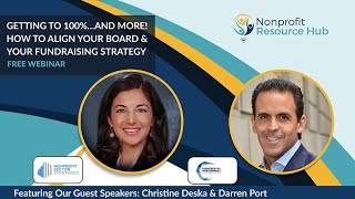 Getting to 100%…And More! How to Align Your Board & Your Fundraising Strategy