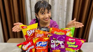 Guess The Chips Blindfold Challenge Can Ammu Win?