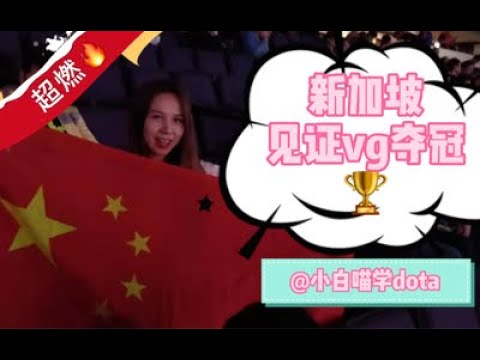超燃！新加坡见证VG夺冠！【小白喵学Dota】