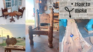 Making a Chair Without Nail|Woodworking dining chair|diy Dining Table|Woodworking Projects Furniture