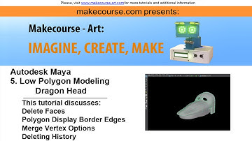 Modeling a Dragon Video 5: Cutting and Mirroring a Model