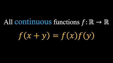 Lets Lose Some Brain Cells | Given Continuous Property Only, Not Differentiable | f(x+y)=f(x)f(y)