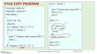 MODULE 5 - TOPIC 13 - FILE HANDLING MODES & FUNCTIONS