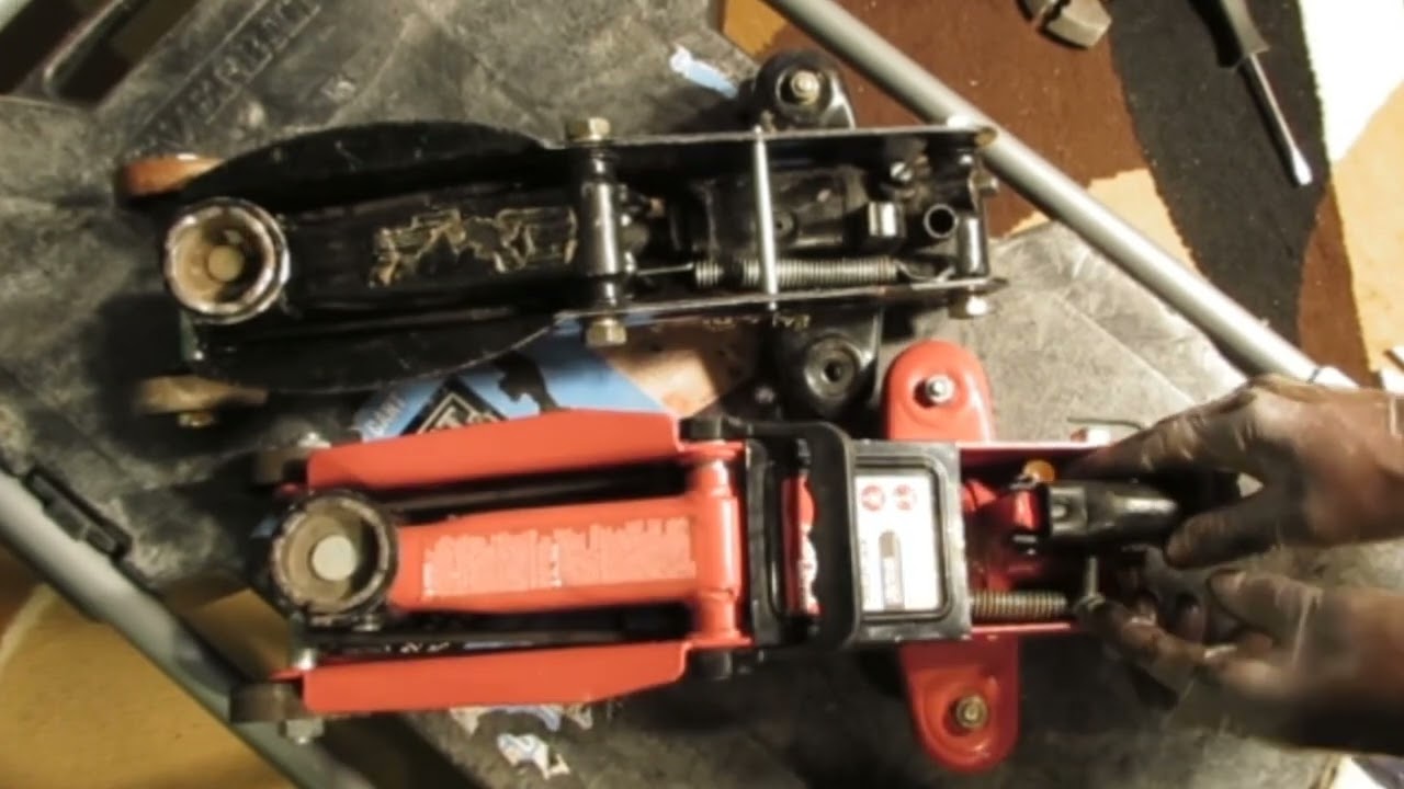 hacking 2ton floor jack pump handle YouTube
