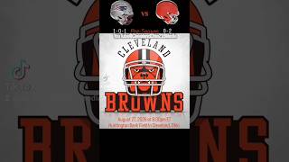 Cleveland Browns vs New England