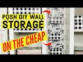 NEED MORE CRAFT ROOM STORAGE??  Awesome Wall Storage DIY/ TRIPLE BOX WALL UNIT DIY...Come See!