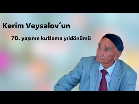 AHISKALI TÜRKLERİN USTA SANATÇISI KERİM VEYSALOV'UN 70. YAŞININ KÜTLAMA YIL DÖNÜMÜ