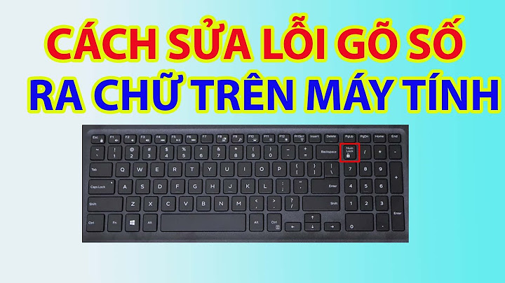 Lỗi win 10 không ấn được dãy số phía trên năm 2024