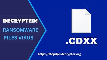 CDXX Ransomware Data Recovery | Decrypt (.CDXX ) Virus Files + Remove Virus