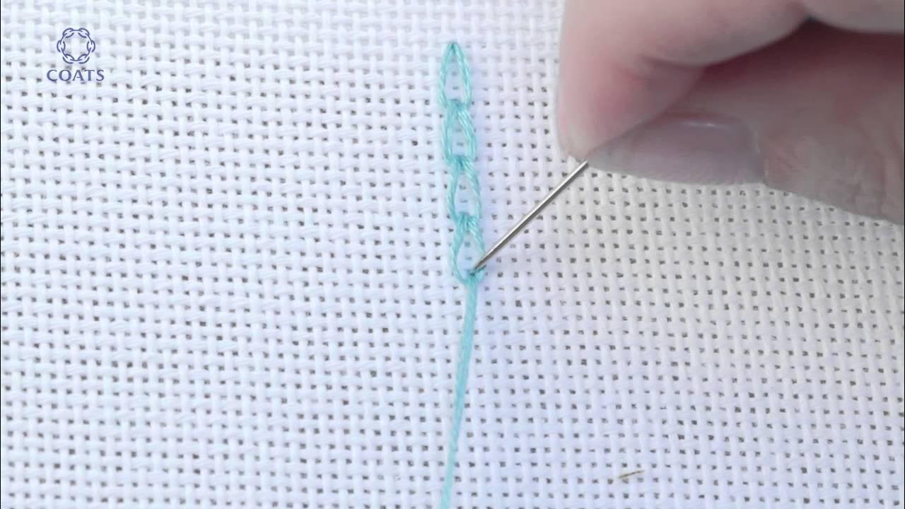 Learn How To Chain Stitch on Evenweave YouTube