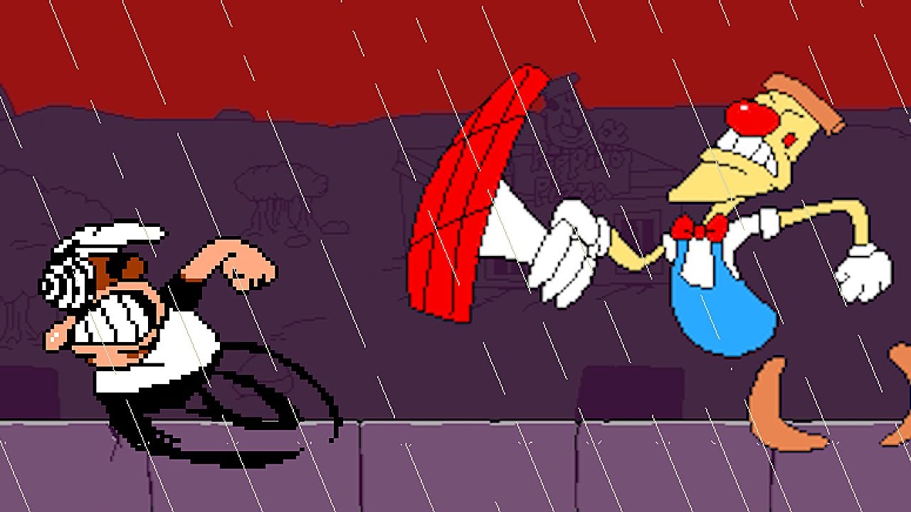 FNF Game Over but Peppino and Pizzaface Sing It 🎤(Pizza Tower)