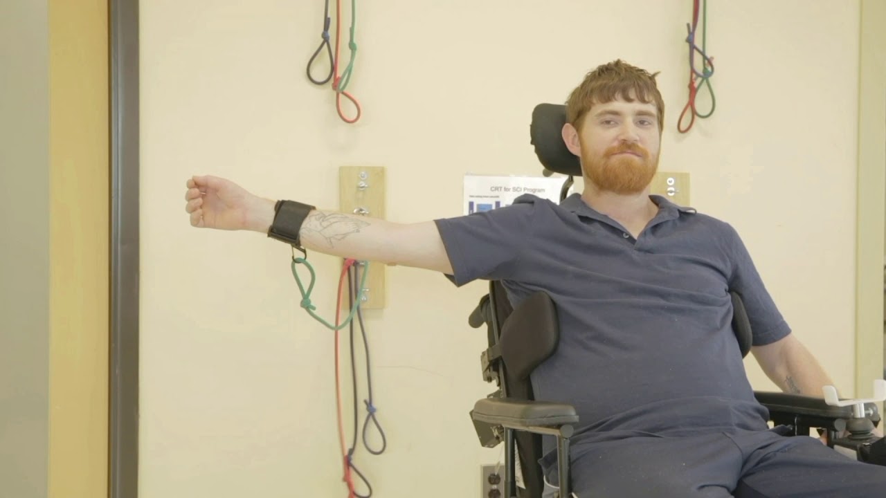 Home Exercise for Spinal Cord Injury Chest Fly YouTube