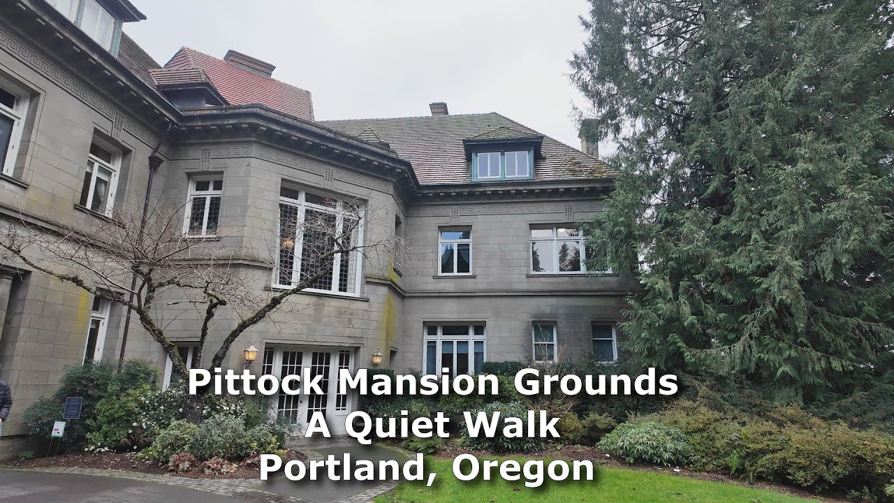 Pittock Mansion:  A quiet walk -- December 2025