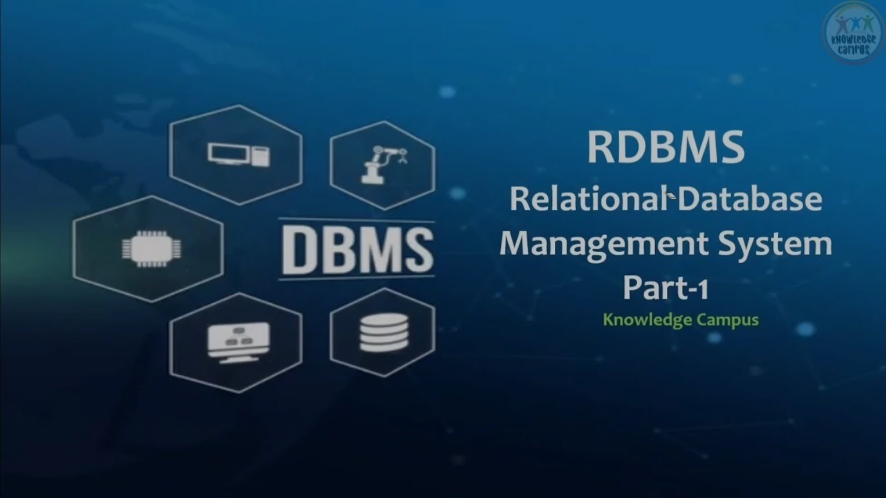 RDBMS Part 1 - YouTube
