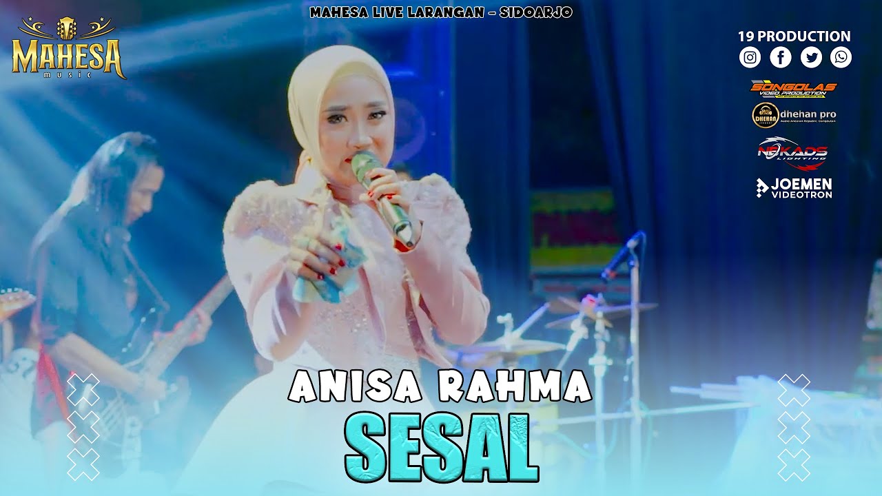 Anisa Rahma - Sesal I Mahesa music live larangan - sidoarjo